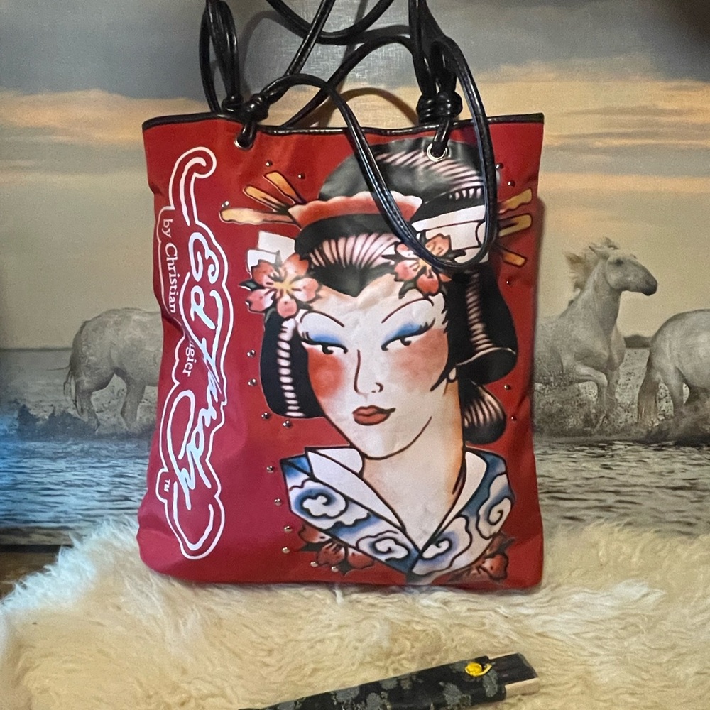 New Ed Hardy XXL tote bag